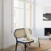 Butaca Doriane madera maciza - olmo acabado lacado negro y asiento de tela en Negro - Butacas, banquetas y puffs, Uruguay | Kavehome, vista 2 de 9
