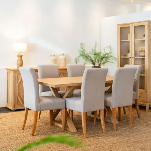 Mesa Comedor Paula en Marrón - Mesas de comedor, Uruguay | Marvic