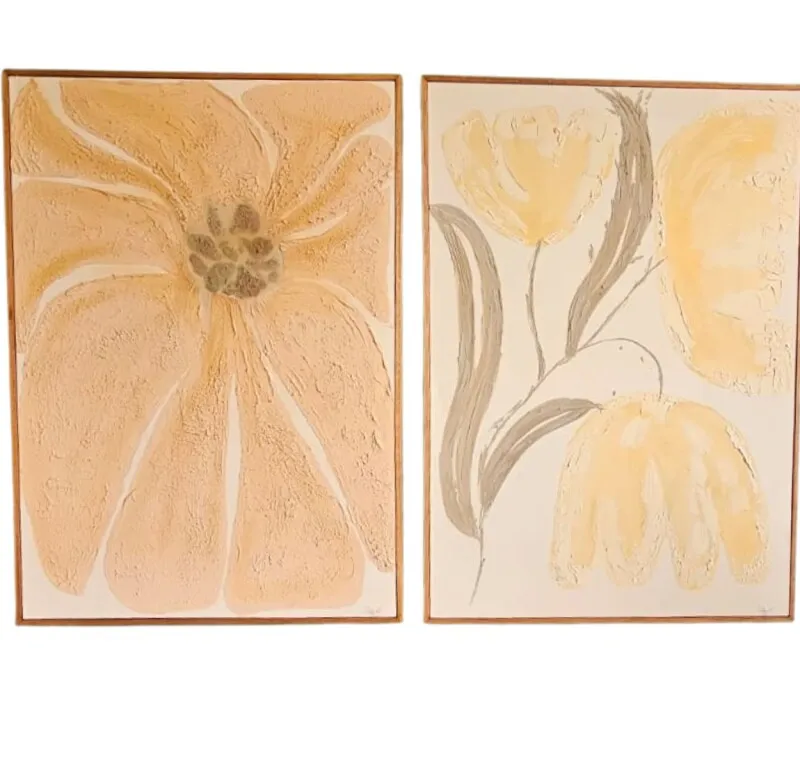 Set Cuadros Flores Línea Exclusiva en Set Cuadros Flores Línea Exclusiva - Decoración de pared, Uruguay | Finkel