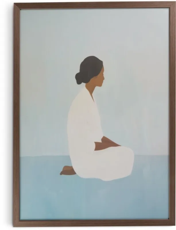 Marco para fotos TORD 50x70 cm madera oscura en Marrón - Decoración de pared, Uruguay | JYSK