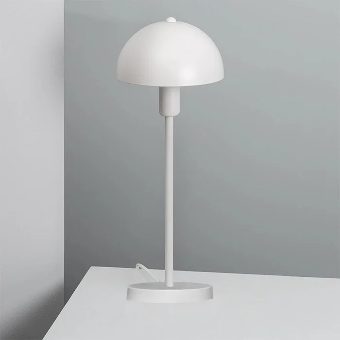 Luminaria De Mesa Mushroom Blanco en Blanco - Lámparas de mesa, Uruguay | Serlux, vista 3