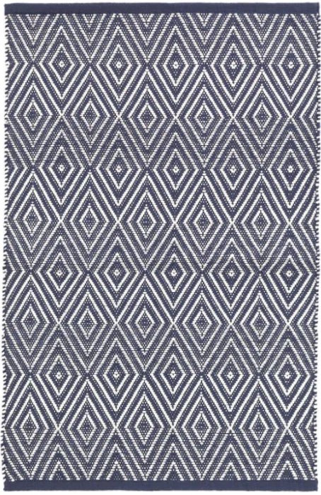 DIAMOND NAVY/WHITE INTERIOR/EXTERIOR en Multicolor - Textiles, Uruguay | Sentido Jose Ignacio
