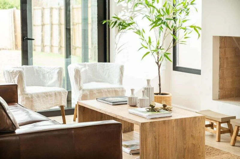 MESA CUBO - 1.20 X 0.65 en Madera natural - Mesas de living, Uruguay | La Iberica, vista 8