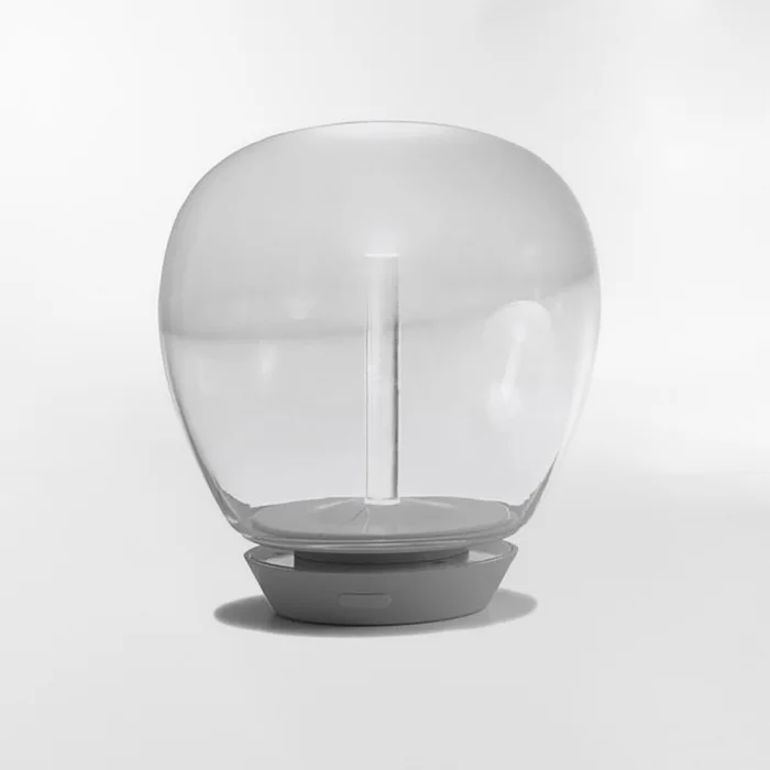 LUMINARIA DE MESA BOLA DE CRISTAL BLANCO Medium - Lámparas de mesa, Uruguay | Viasono, vista 2