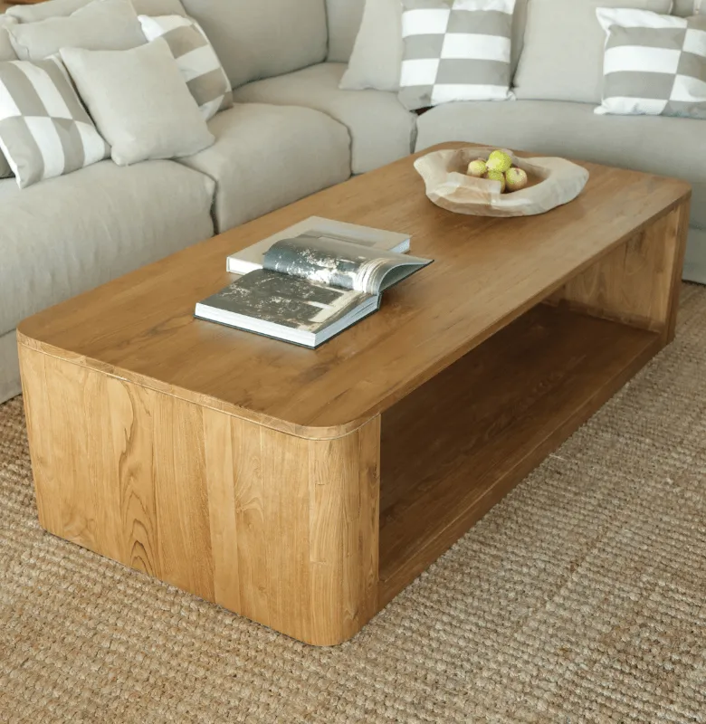 MESA DE LIVING OSLO OPEN en Madera natural - Mesas de living, Uruguay | Masinfinito Casa