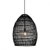 Colgante rattan grande 68cm - NEGRA en Negro - Lámparas colgantes, Uruguay | Iluminica, vista 1 de 6