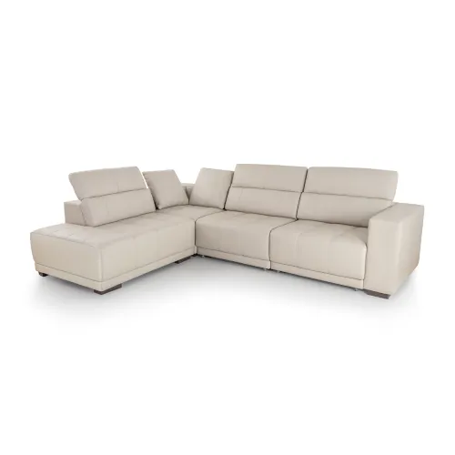 Rinconera Seúl - Cuero Básico - Chaise izquierdo - Arena - (Preventa) en Beige - Sillones y sofás, Uruguay | NYR