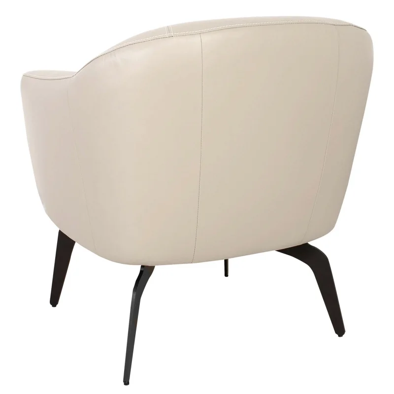 Butaca Fija 1 Cuerpo Cuero Blanco 1002 Offwhite en Blanco - Sillones y sofás, Uruguay | Divino, vista 3