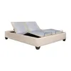Cama Articulada Queen Mdf-y-tela Natural-beige Ajustable Veneza en Beige - Dormitorio, Uruguay | Divino, vista 3 de 6