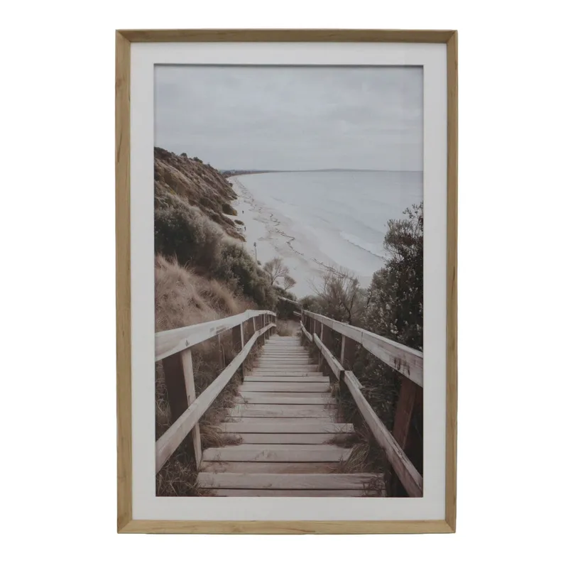 Cuadro Drift I, 60x80, Natural/beige Papel F1a253677 en Madera natural - Decoración de pared, Uruguay | Divino