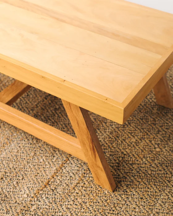 MESA RATONA FORMOSA 120x60 en Madera natural - Mesas de living, Uruguay | Fundamento Muebles, vista 3