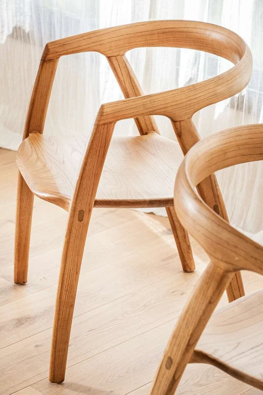 SILLA BONHAM - OLMO MIEL en Madera natural - Sillas, Uruguay | La Iberica, vista 9