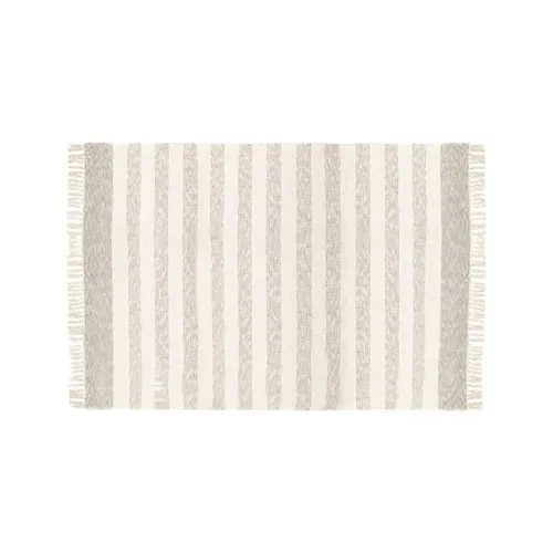 ALFOMBRA CON FLECOS AZUL/GRIS 122x178CM - Textiles, Uruguay | Decohogar