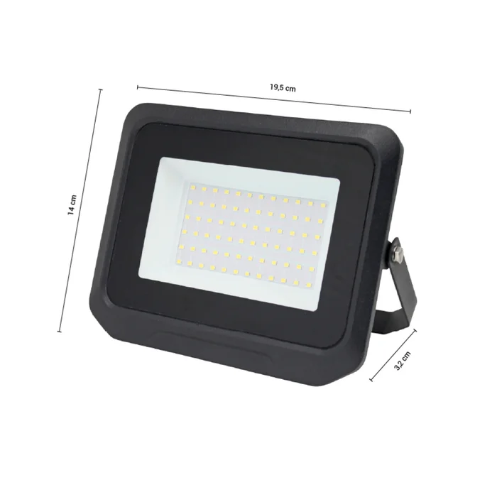 Proyector LED Sky Blue 50W Luz Cálida ECO en Negro - Lámparas colgantes, Uruguay | Serlux, vista 5