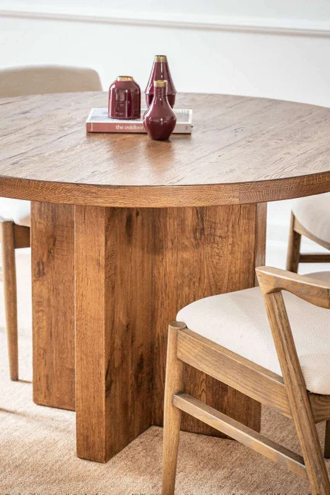 MESA COMEDOR GALERIE - HAYA MACIZA - 1.20 MTS en Marrón - Mesas de comedor, Uruguay | La Iberica, vista 3
