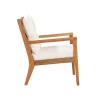POLTRONA RIADE ACQUABLOCK CRUDO 62x75x81CM JATOBA - Muebles para el exterior, Uruguay | Vinibel, vista 3 de 10