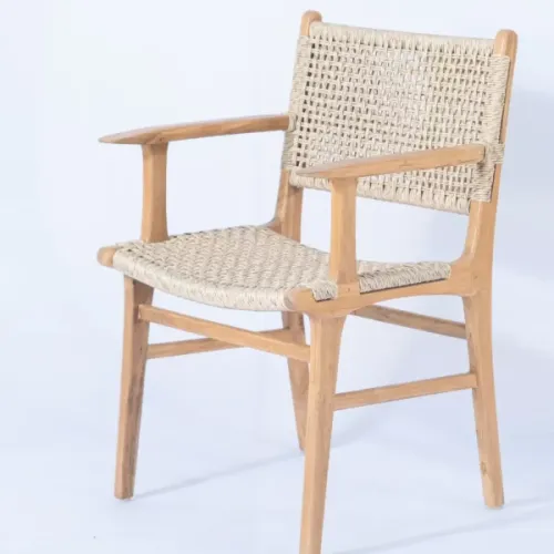 Silla Muelle con Brazo en Madera natural - Sillas, Uruguay | Wave Home