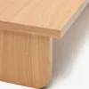 Mesa de centro Oaq de chapa de roble con acabado natural - 140 x 75 cm en Madera natural - Mesas de living, Uruguay | Kavehome, vista 4 de 8
