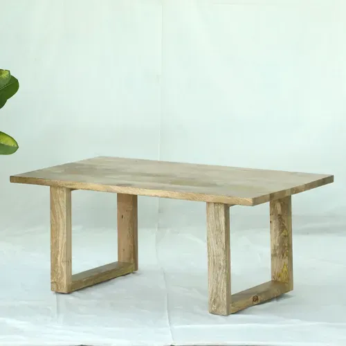 M131 Mesa ratona en Madera natural - Mesas de living, Uruguay | Victoriana