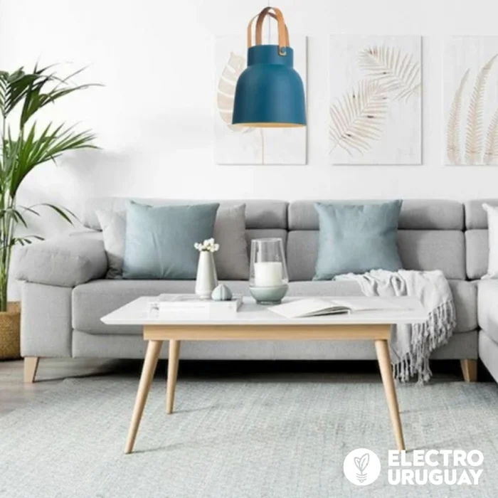Colgante Vilna Azul Bruma en Azul - Lámparas colgantes, Uruguay | Electro Uruguay, vista 2