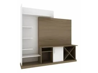 Rack para TV hasta 50" con respisa BLANCO en Avena/Blanco - Muebles para TV, Uruguay | Quesal, vista 4