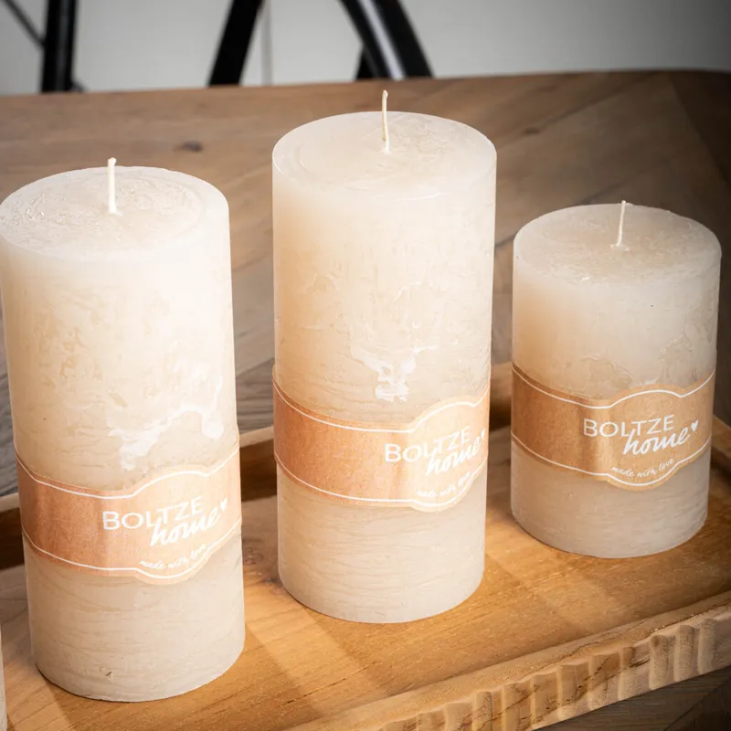 vela 15 cm en Beige - Velas y Portavelas, Uruguay | Soho Deco