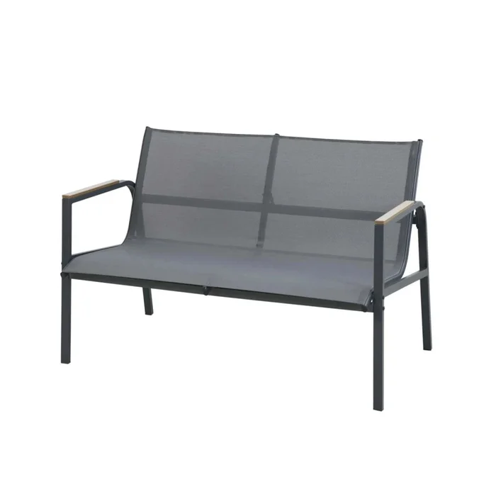 Set de Living Exterior - Acero y Tela en Gris - Muebles para el exterior, Uruguay | Ecowood, vista 2