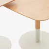 Set Watse de 2 mesas auxiliares chapa roble y metal pintado blanco mate - FSC Mix Credit en Multicolor - Mesas de arrimo, Uruguay | Kavehome, vista 5 de 6