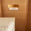 Lámpara de techo Bianella de algodón - y pana mostaza Ø 40 cm en Amarillo - Lámparas colgantes, Uruguay | Kavehome, vista 3 de 6