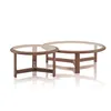 Mesa Ratona Madera-y-vidrio Marron Donatella M Cacao en Marrón - Mesas de living, Uruguay | Divino, vista 3 de 4