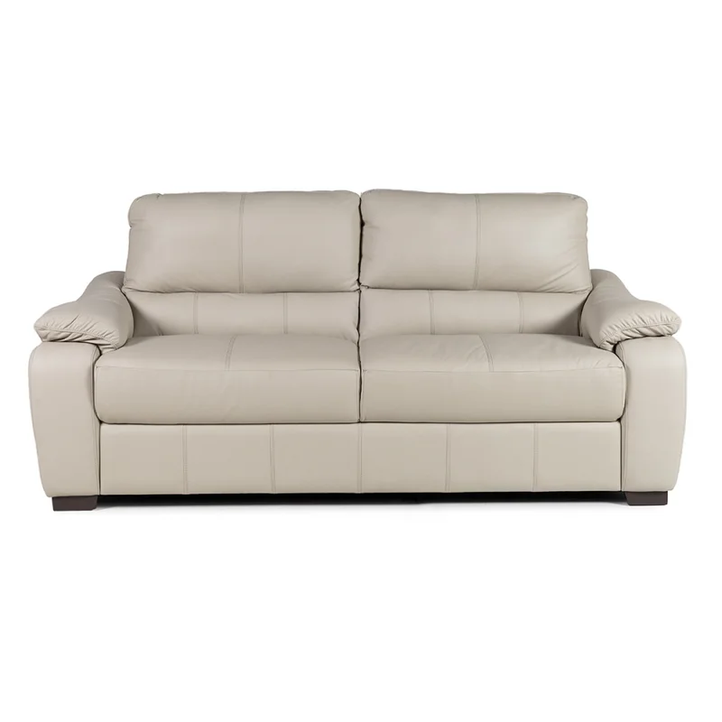 Sofá Portofino - Cuero Básico - 3 cuerpos - Arena - (Preventa) en Beige - Sillones y sofás, Uruguay | NYR, vista 3