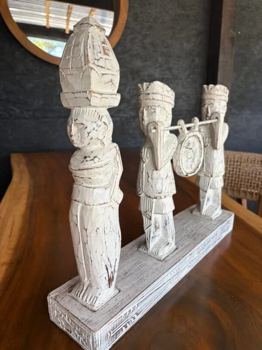 Estatuilla de 3 Guerreros - Decoración, Uruguay | Balihai