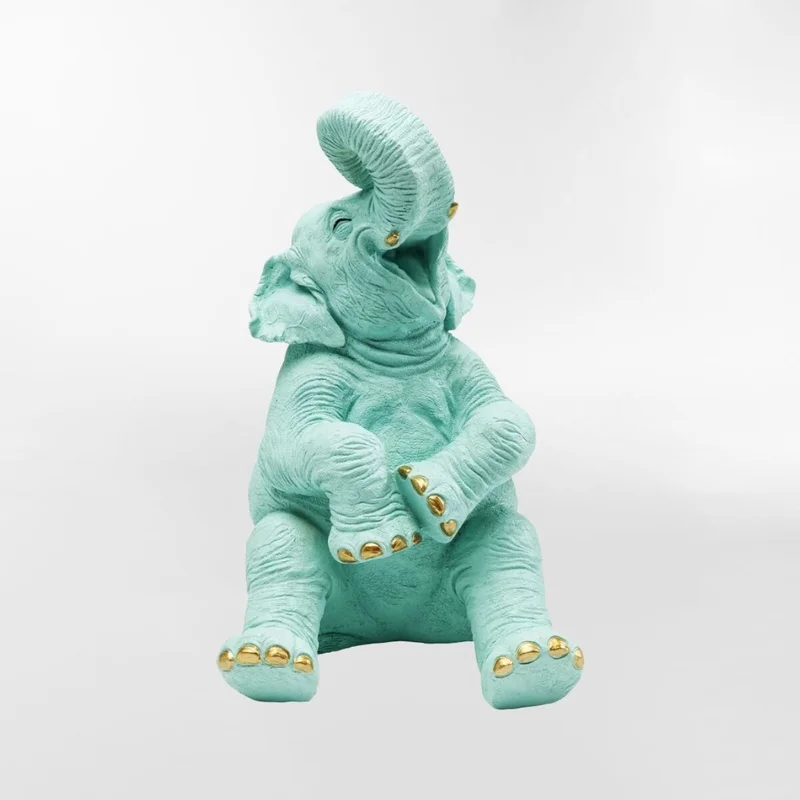ALCANCÍA HAPPY ELEPHANT Turquesta  en Azul - Decoración, Uruguay | Viasono, vista 3