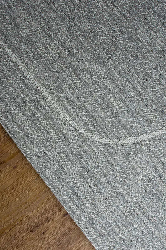 ALFOMBRA PURE PUR/B216/AN14/ 200X290 WOOL/ANGORA GREY en Gris - Alfombras, Uruguay | Vinibel, vista 4