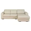 Sofa C/chaise Más De 4 Cuerpos Cuero-100-natural Natural-beige Texas Crudo en Blanco - Sillones y sofás, Uruguay | Divino, vista 2 de 6