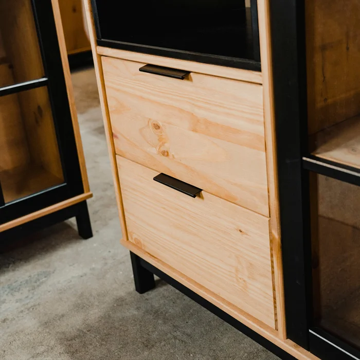Aparador Bargueño Rack Living Comedor Madera Línea Denver en Madera natural - Muebles para TV, Uruguay | Ecowood, vista 8