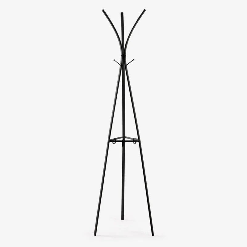 Perchero Stearn acero negro 183 cm en Negro - Percheros y colgadores, Uruguay | Kavehome