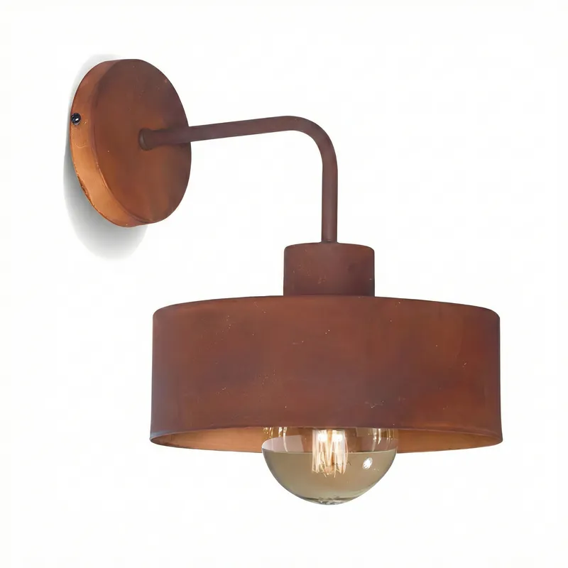 Aplique de Pared Rustik Industrial en Marrón - Iluminación, Uruguay | La Perla