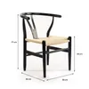 Silla Wishbone - Negro con natural en Natural, Negro - Sillas, Uruguay | Walnut, vista 4 de 4