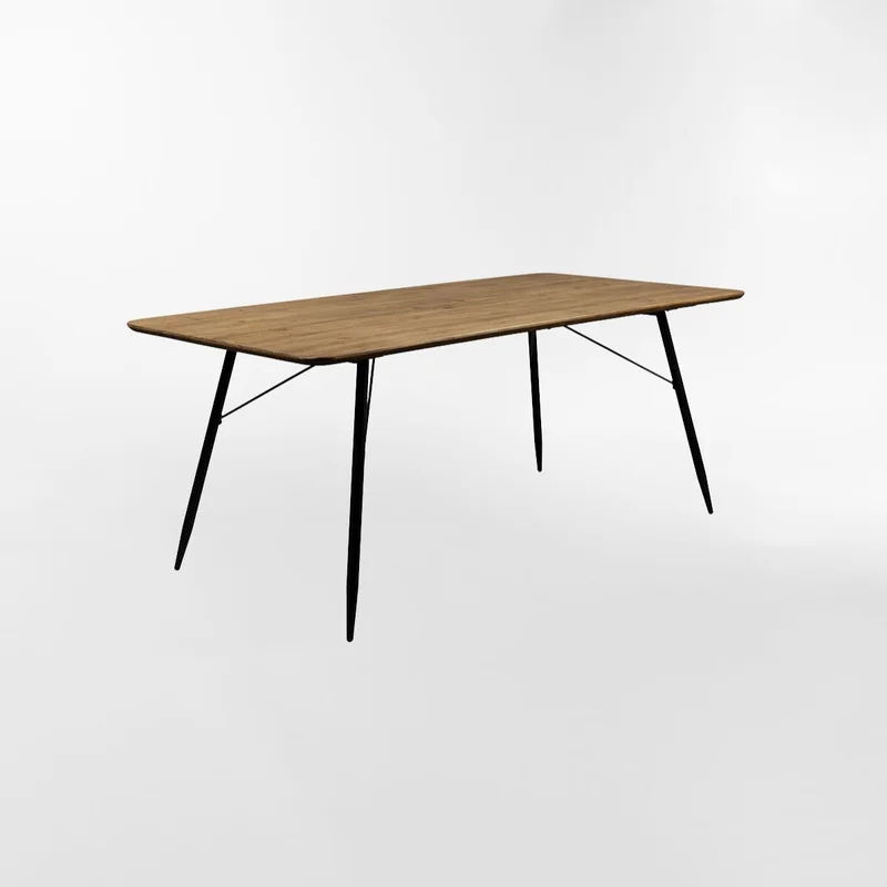 MESA DE COMEDOR ROGER NATURAL  en Marrón - Mesas de comedor, Uruguay | Viasono, vista 3