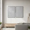 CUADRO CANVAS 60x90cm MARCO NEGRO PINTURA BLANCO 2 en Negro - Decoración de pared, Uruguay | Decohogar, vista 2 de 2