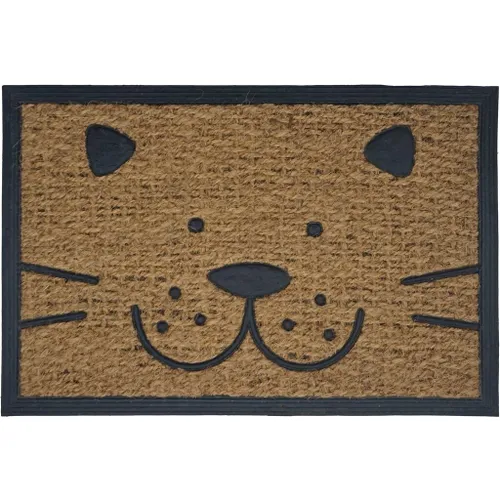 FELPUDO COCO/GOMA 40X60CM H.1CM GATO - Textiles, Uruguay | Decohogar