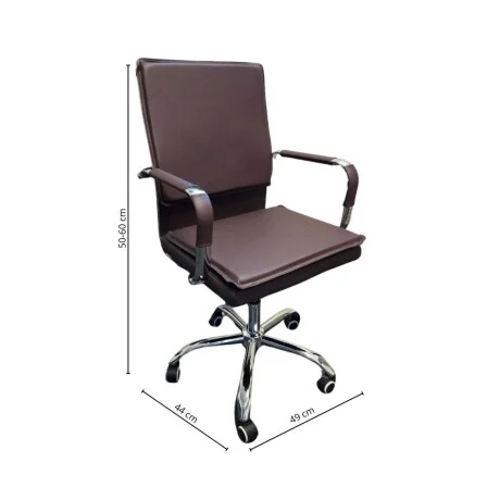 Silla de oficina Veloce en Marrón - Sillas de escritorio, Uruguay | La Cueva Muebles, vista 12