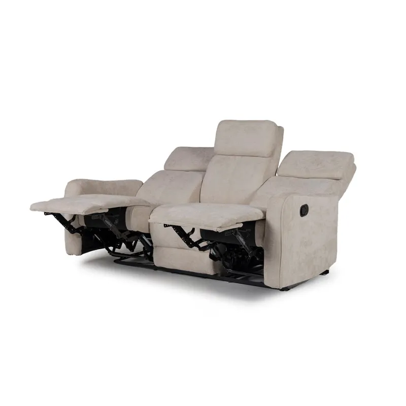 Sofá Pacific (Reclinable) - 3 cuerpos - Tela Microfibra - XHR-3 (Beige) en Beige - Sillones y sofás, Uruguay | NYR