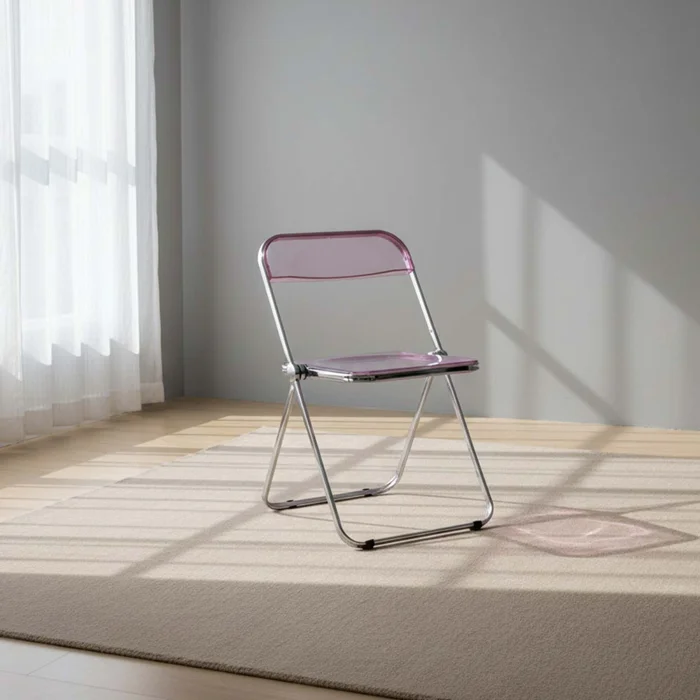 Silla De Comedor Pet-y-metal Rosa Sofía en Rosa - Sillas, Uruguay | Divino