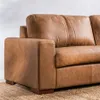 Sillón Cuero Deeni 3 Cuerpos Amendoa - Sillones y sofás, Uruguay | Aihaus, vista 4 de 4