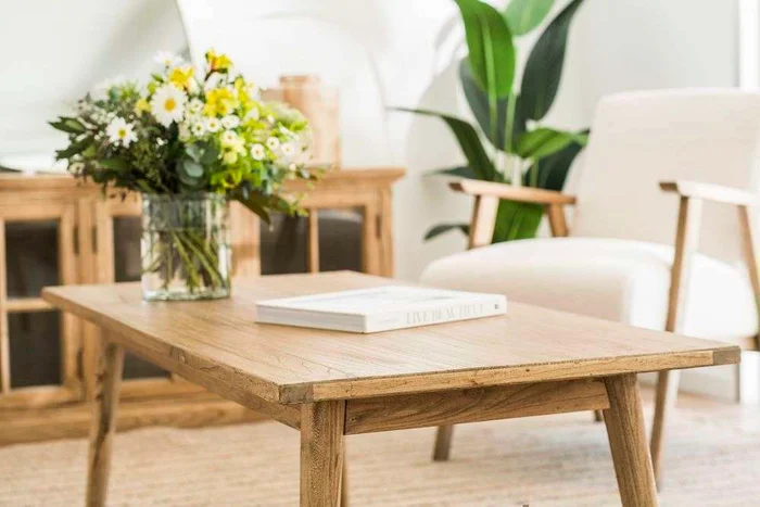 MESA NORDICA - 1.30 X 0.60 en Madera natural - Mesas de living, Uruguay | La Iberica, vista 8