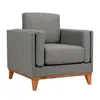 Butaca Tela-y-madera Gris Luxor Premium Gris Osc en Gris - Sillones y sofás, Uruguay | Divino, vista 2 de 8