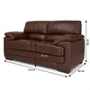 Sofá Oxford - Cuero Básico - 2 cuerpos - New Brown en Marrón - Sillones y sofás, Uruguay | NYR, vista 4 de 4