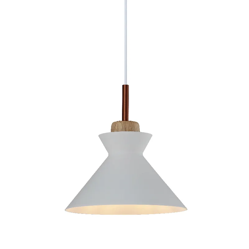 Lámpara de techo nórdica Olaf en Blanco - Lámparas colgantes, Uruguay | Alta Gracia Deco